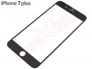 Protector de pantalla de cristal templado con marco negro para iPhone 7 Plus/ 8 Plus de 5.5 pulgadas